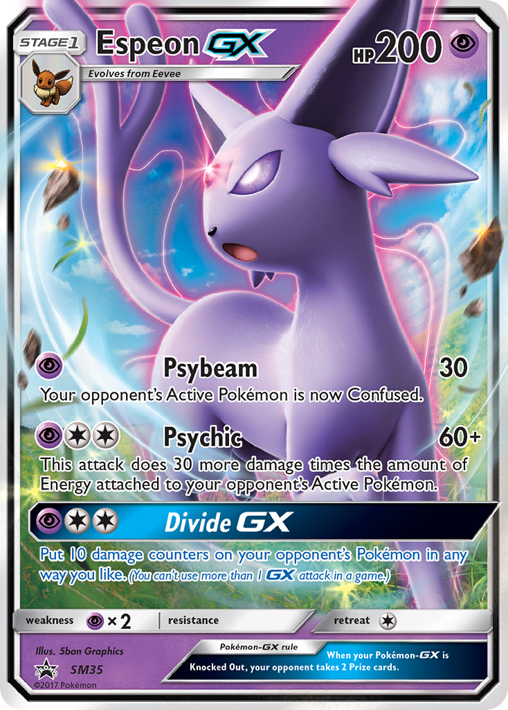 Espeon GX (SM35) [Sun & Moon: Black Star Promos] | Exor Games Truro