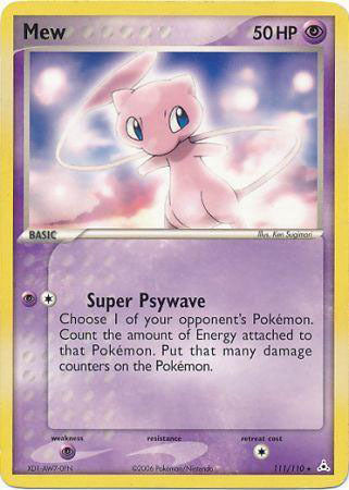 Mew (111/110) (Non Holo DVD Promo) [EX: Holon Phantoms] | Exor Games Truro