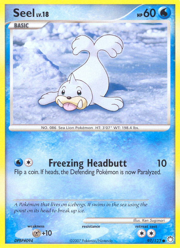 Seel (97/123) [Diamond & Pearl: Mysterious Treasures] | Exor Games Truro