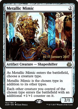 Metallic Mimic [Aether Revolt Promos] | Exor Games Truro