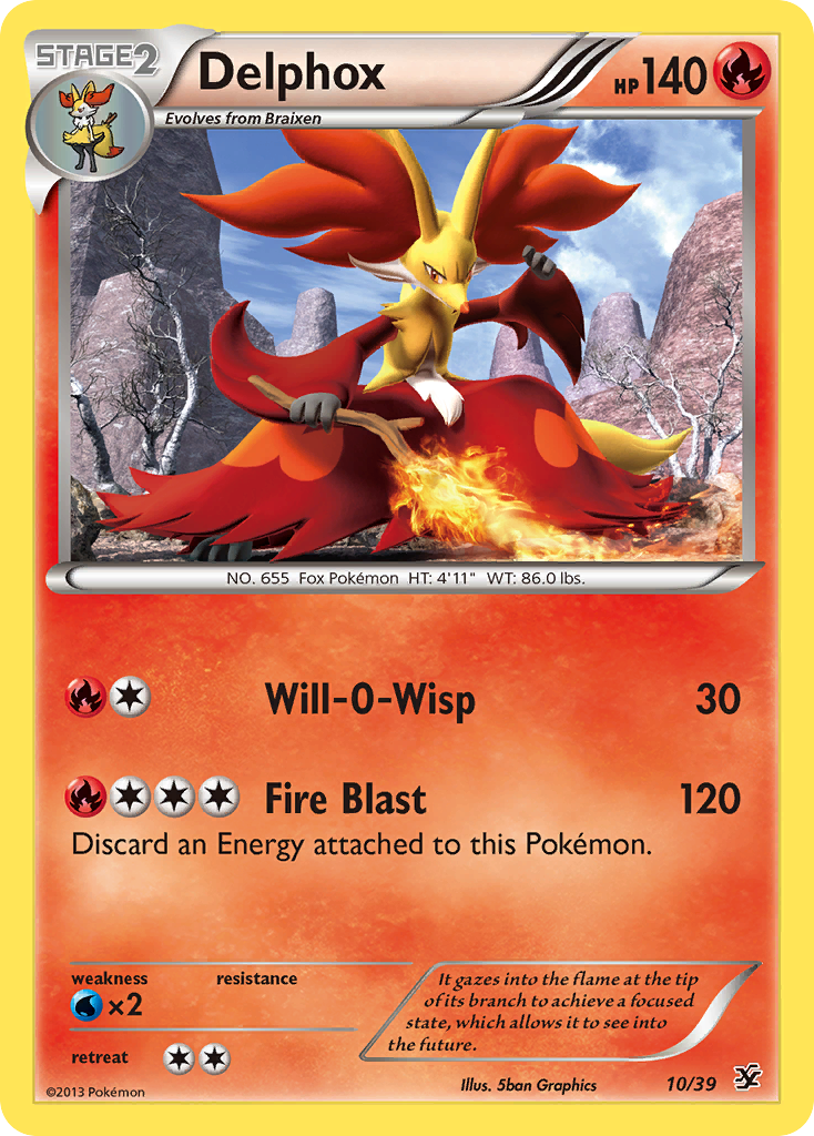 Delphox (10/39) [XY: Kalos Starter Set] | Exor Games Truro