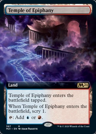 Temple of Epiphany (Extended Art) [Core Set 2021] | Exor Games Truro