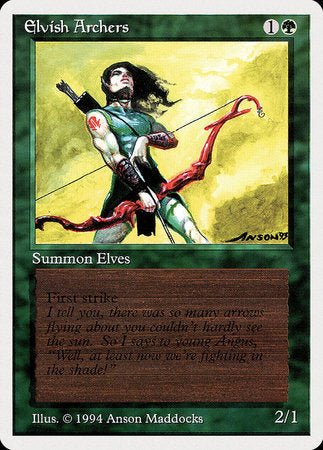 Elvish Archers [Summer Magic / Edgar] | Exor Games Truro