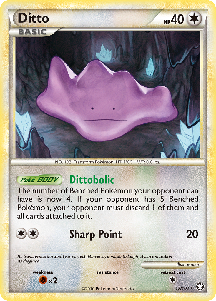 Ditto (17/102) [HeartGold & SoulSilver: Triumphant] | Exor Games Truro