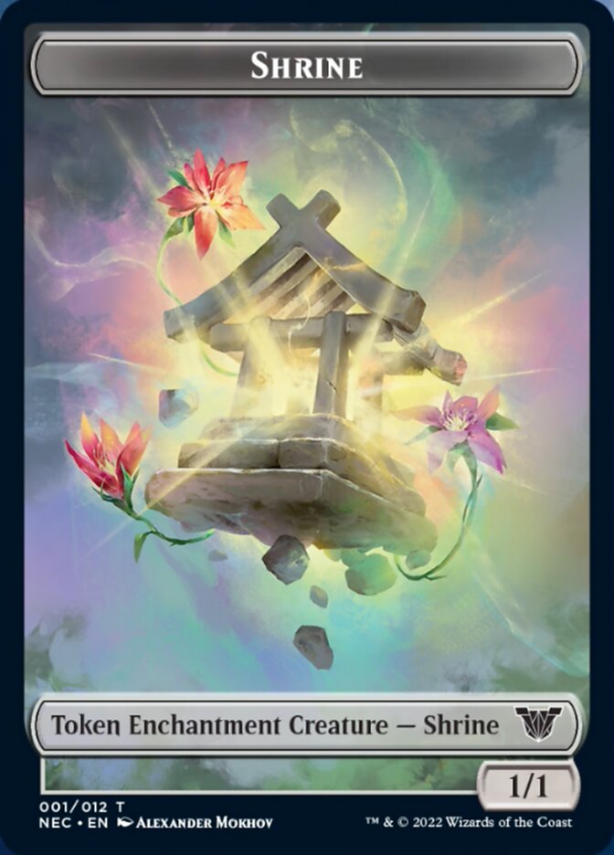 Shrine Token [Kamigawa: Neon Dynasty Commander Tokens] | Exor Games Truro