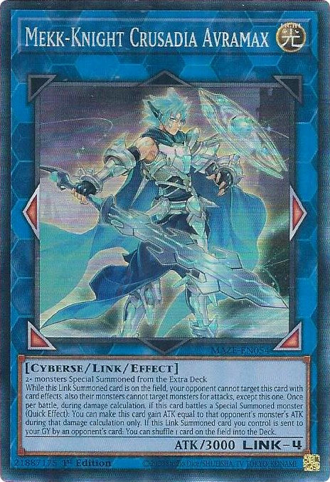 Mekk-Knight Crusadia Avramax [MAZE-EN054] Collector's Rare | Exor Games Truro