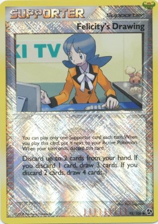 Felicity's Drawing (98/106) (League Promo) [Diamond & Pearl: Great Encounters] | Exor Games Truro