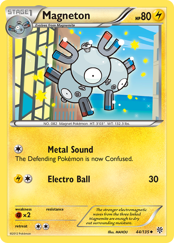 Magneton (44/135) [Black & White: Plasma Storm] | Exor Games Truro