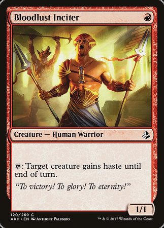 Bloodlust Inciter [Amonkhet] | Exor Games Truro