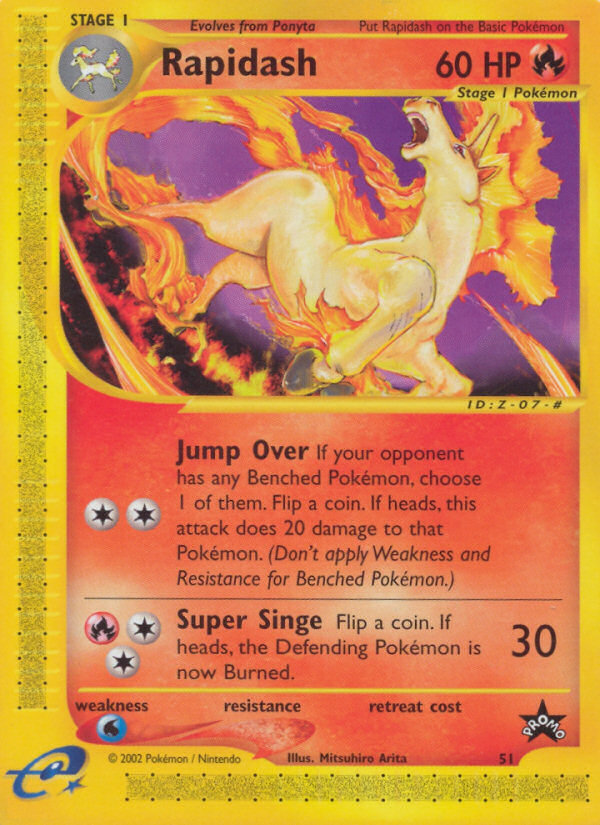 Rapidash (51) [Wizards of the Coast: Black Star Promos] | Exor Games Truro