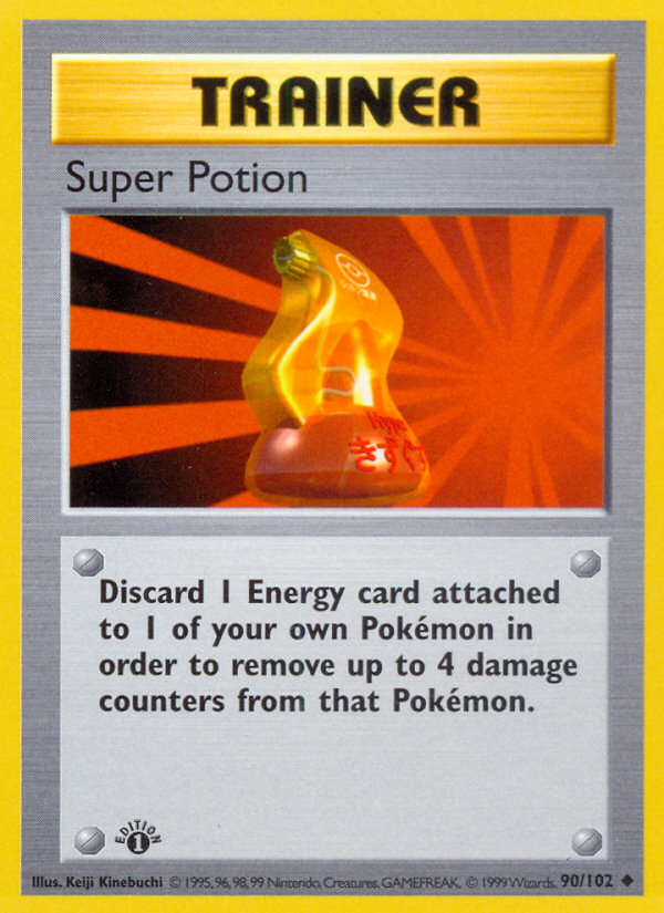 Super Potion (90/102) (Shadowless) [Base Set 1st Edition] | Exor Games Truro