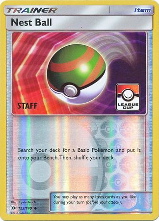 Nest Ball (123/149) (League Promo Staff) [Sun & Moon: Base Set] | Exor Games Truro