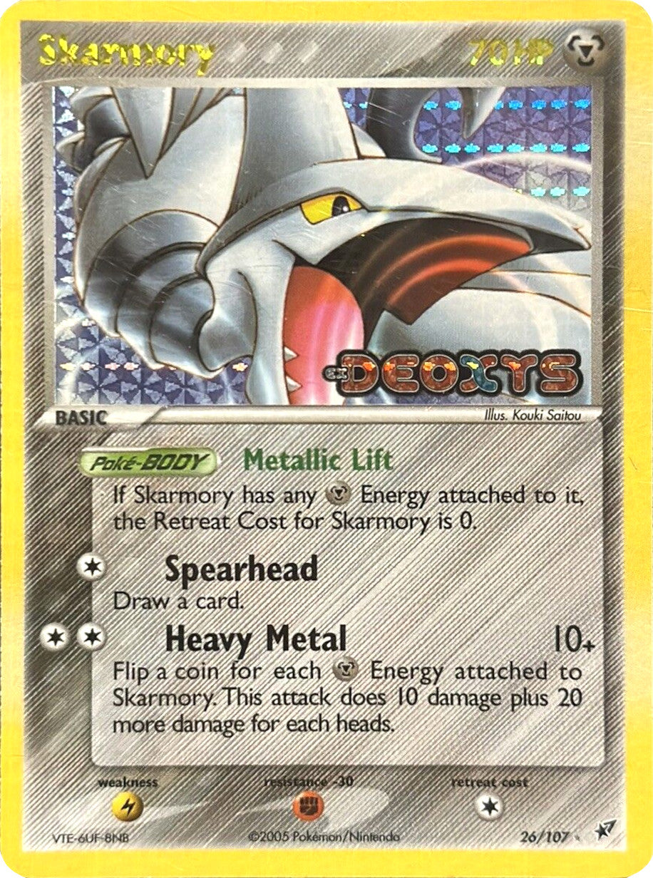 Skarmory (26/107) (Stamped) [EX: Deoxys] | Exor Games Truro