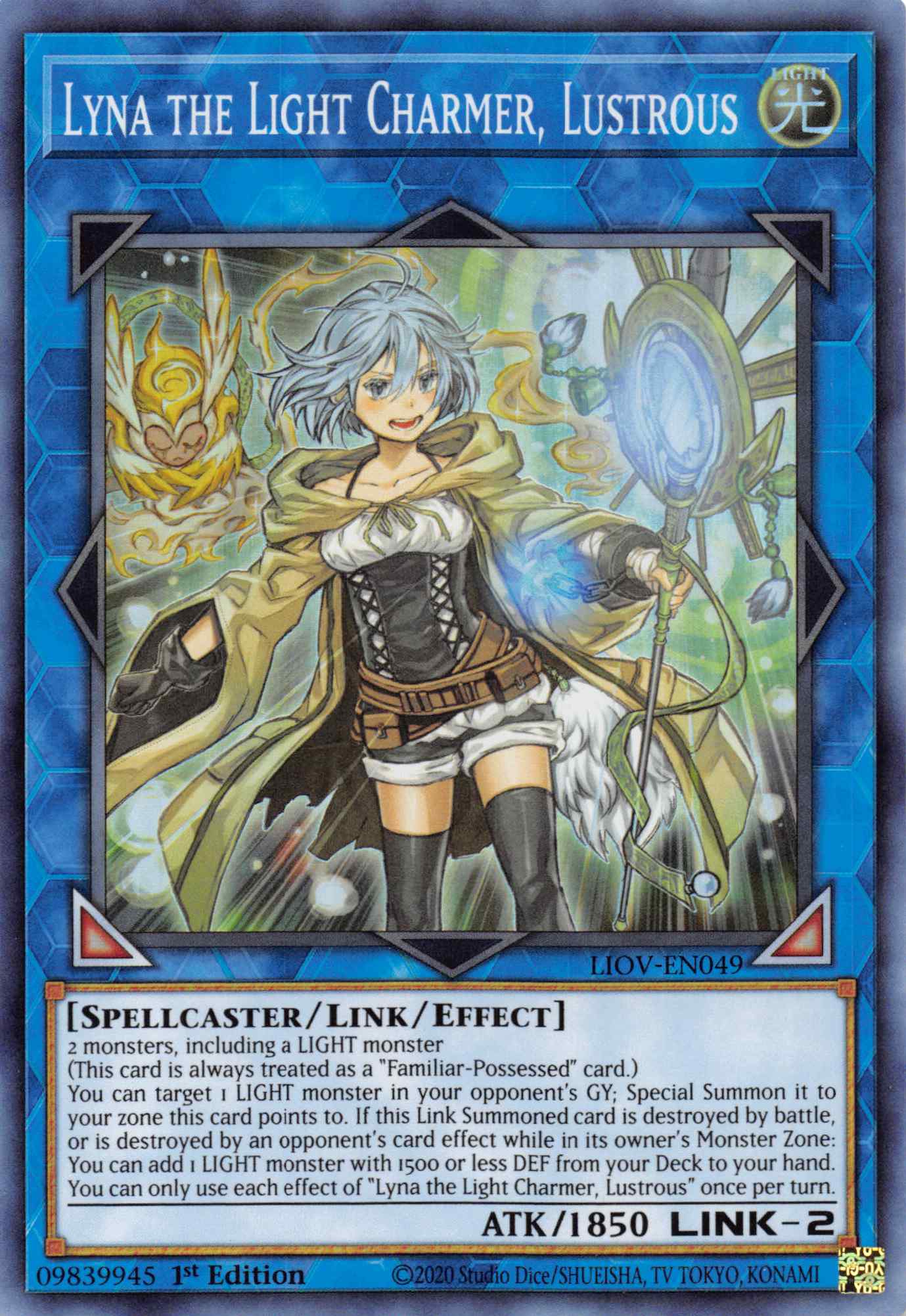 Lyna the Light Charmer, Lustrous [LIOV-EN049] Super Rare | Exor Games Truro