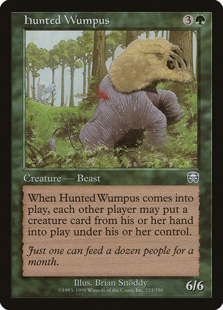 Hunted Wumpus [Mercadian Masques] | Exor Games Truro