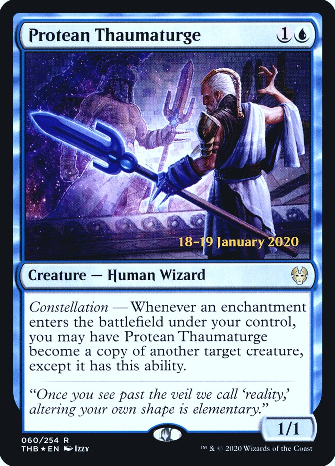 Protean Thaumaturge [Theros Beyond Death Prerelease Promos] | Exor Games Truro