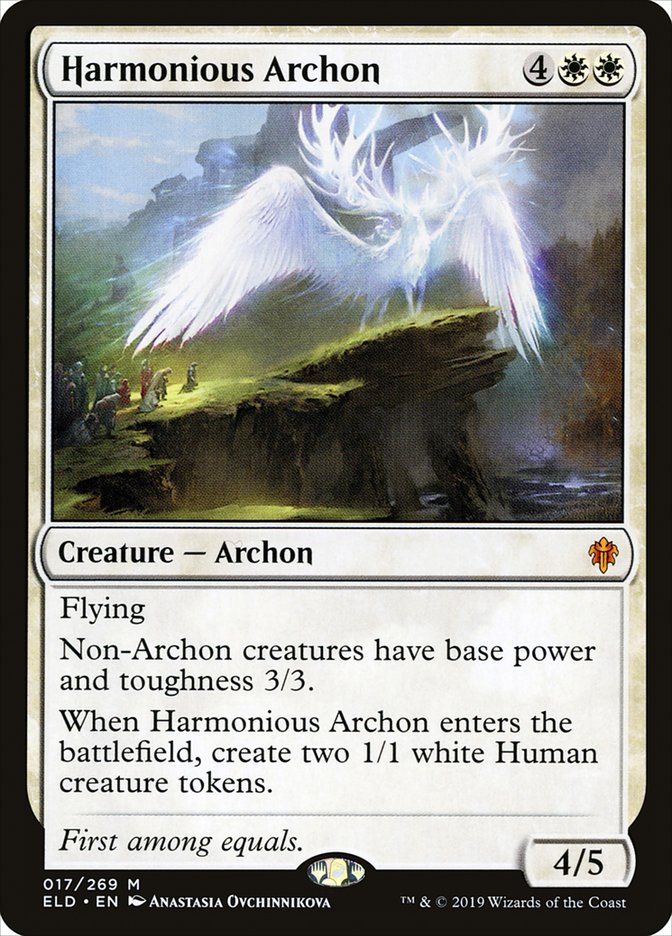 Harmonious Archon [Throne of Eldraine] | Exor Games Truro