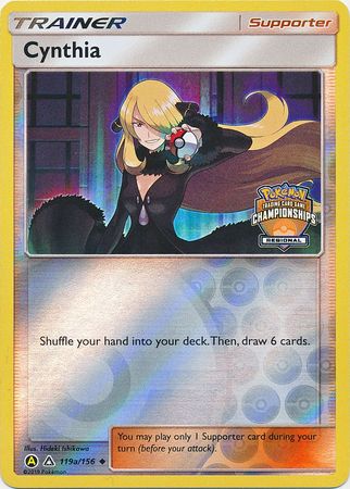 Cynthia (119a/156) (Regional Championship Promo) [Sun & Moon: Ultra Prism] | Exor Games Truro