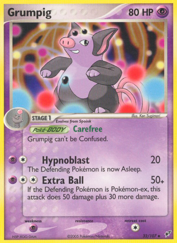 Grumpig (32/107) [EX: Deoxys] | Exor Games Truro