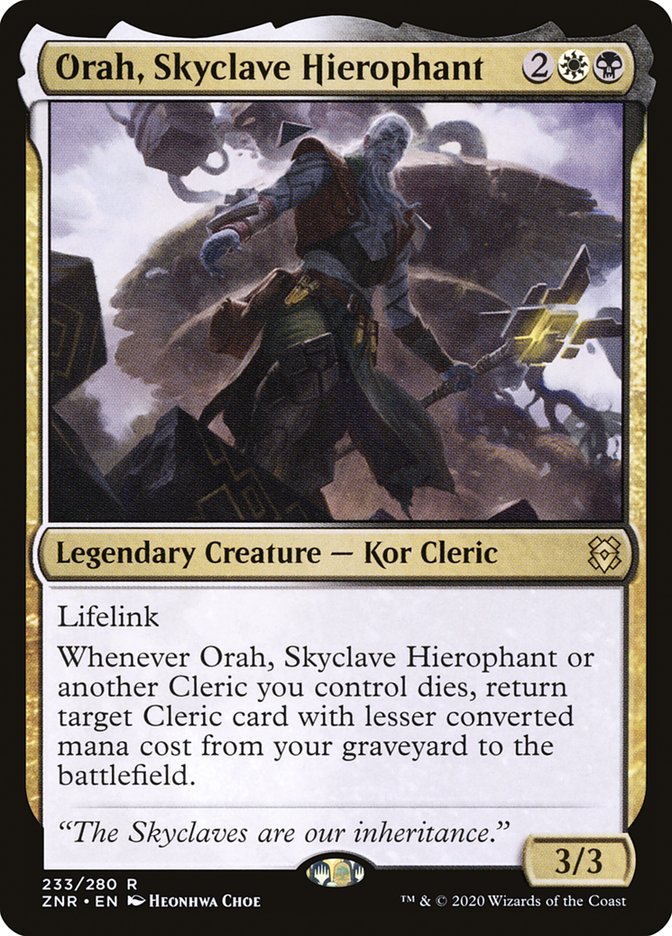 Orah, Skyclave Hierophant [Zendikar Rising] | Exor Games Truro