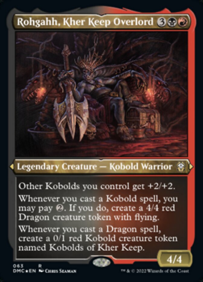 Rohgahh, Kher Keep Overlord (Foil Etched) [Dominaria United Commander] | Exor Games Truro