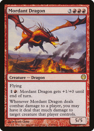 Mordant Dragon [Duel Decks: Knights vs. Dragons] | Exor Games Truro