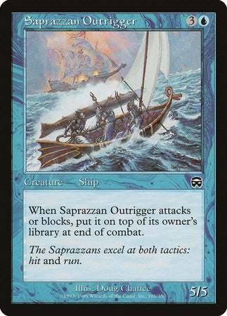 Saprazzan Outrigger [Mercadian Masques] | Exor Games Truro