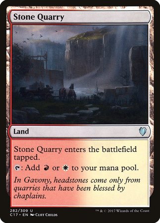 Stone Quarry [Commander 2017] | Exor Games Truro