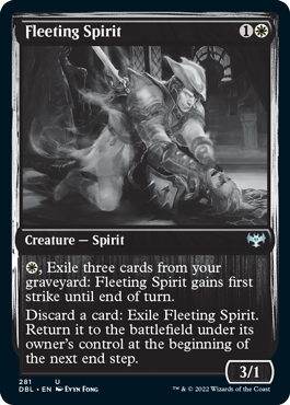 Fleeting Spirit [Innistrad: Double Feature] | Exor Games Truro