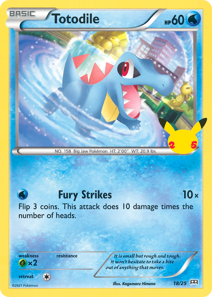 Totodile (18/25) [McDonald's 25th Anniversary] | Exor Games Truro