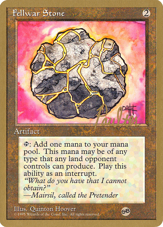Fellwar Stone (Preston Poulter) (SB) [Pro Tour Collector Set] | Exor Games Truro