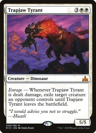 Trapjaw Tyrant [Rivals of Ixalan] | Exor Games Truro