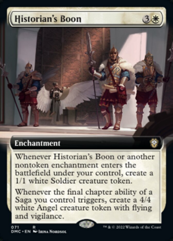 Historian's Boon (Extended Art) [Dominaria United Commander] | Exor Games Truro