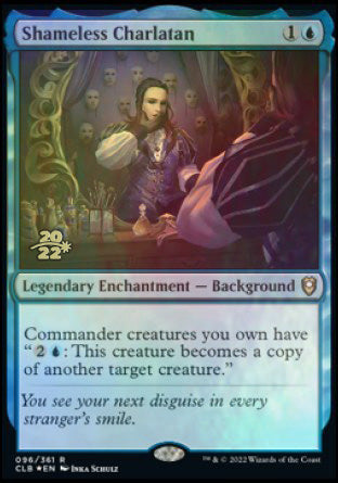 Shameless Charlatan [Commander Legends: Battle for Baldur's Gate Prerelease Promos] | Exor Games Truro