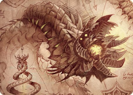 Wurmcoil Engine Art Card [The Brothers' War Art Series] | Exor Games Truro