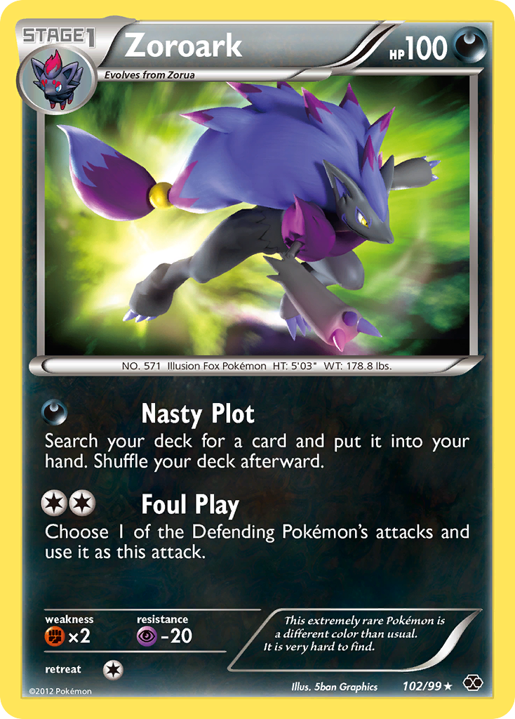 Zoroark (102/99) [Black & White: Next Destinies] | Exor Games Truro