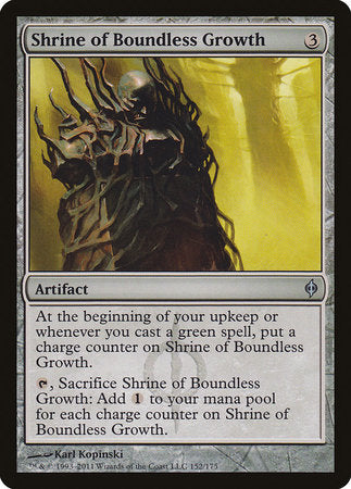 Shrine of Boundless Growth [New Phyrexia] | Exor Games Truro