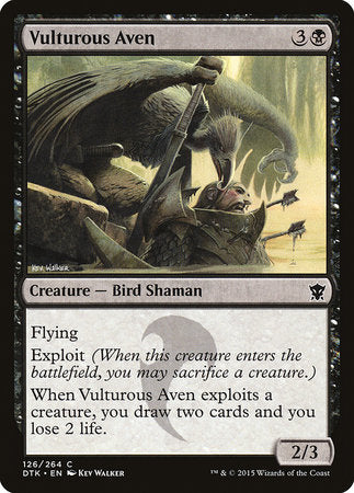 Vulturous Aven [Dragons of Tarkir] | Exor Games Truro