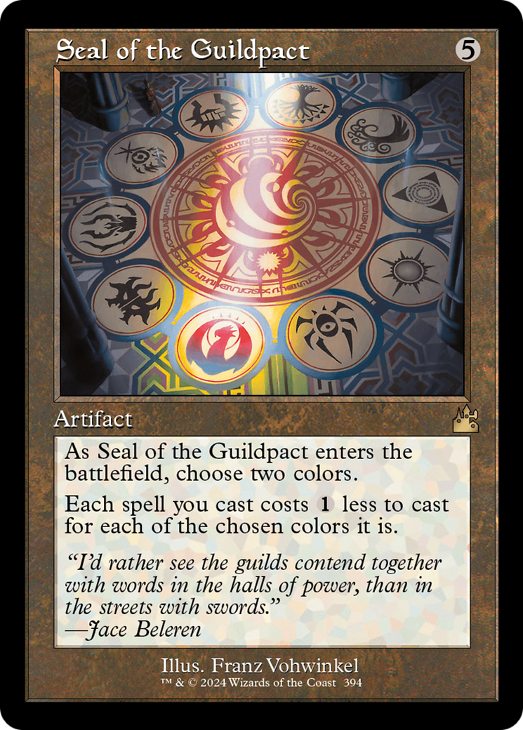 Seal of the Guildpact (Retro Frame) [Ravnica Remastered] | Exor Games Truro