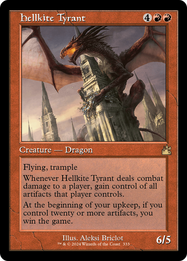 Hellkite Tyrant (Retro Frame) [Ravnica Remastered] | Exor Games Truro