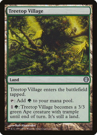 Treetop Village [Duel Decks: Knights vs. Dragons] | Exor Games Truro