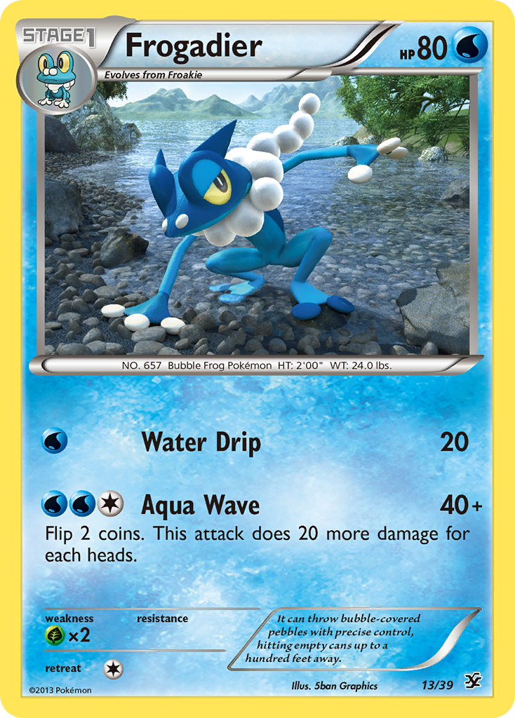 Frogadier (13/39) [XY: Kalos Starter Set] | Exor Games Truro