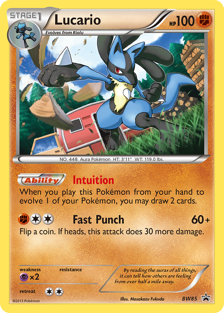 Lucario (BW85) [Black & White: Black Star Promos] | Exor Games Truro