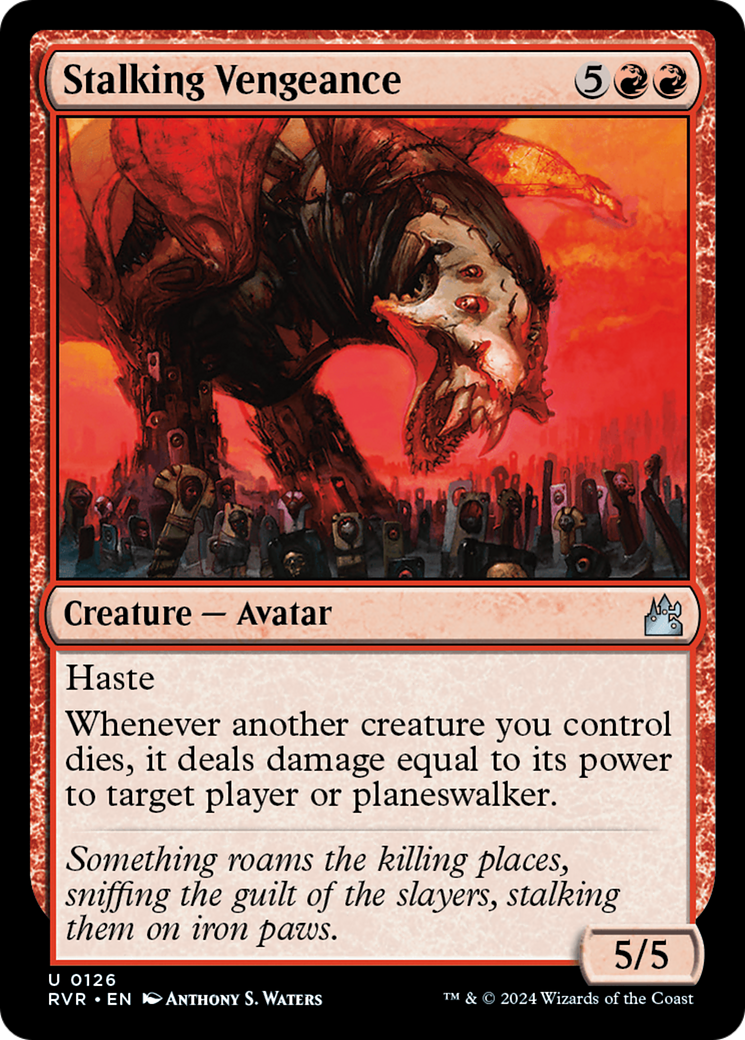 Stalking Vengeance [Ravnica Remastered] | Exor Games Truro