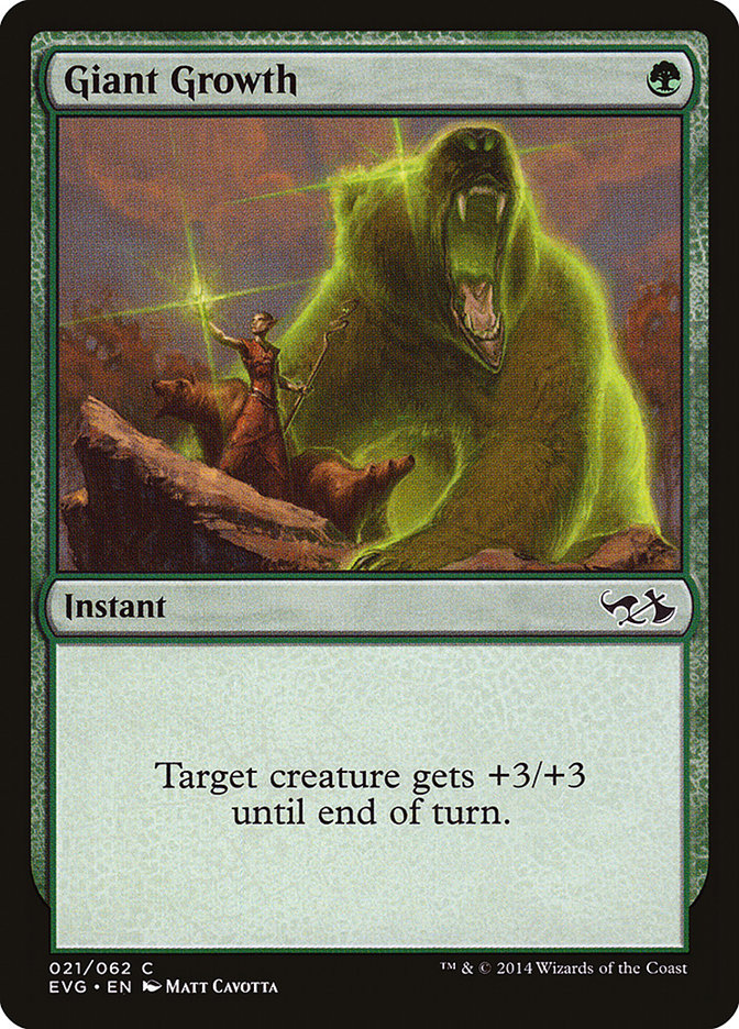 Giant Growth (Elves vs. Goblins) [Duel Decks Anthology] | Exor Games Truro