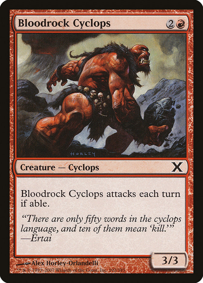 Bloodrock Cyclops [Tenth Edition] | Exor Games Truro