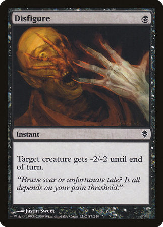 Disfigure [Zendikar] | Exor Games Truro