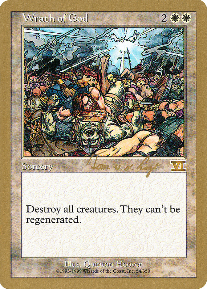 Wrath of God (Tom van de Logt) [World Championship Decks 2000] | Exor Games Truro