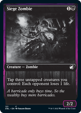 Siege Zombie [Innistrad: Double Feature] | Exor Games Truro