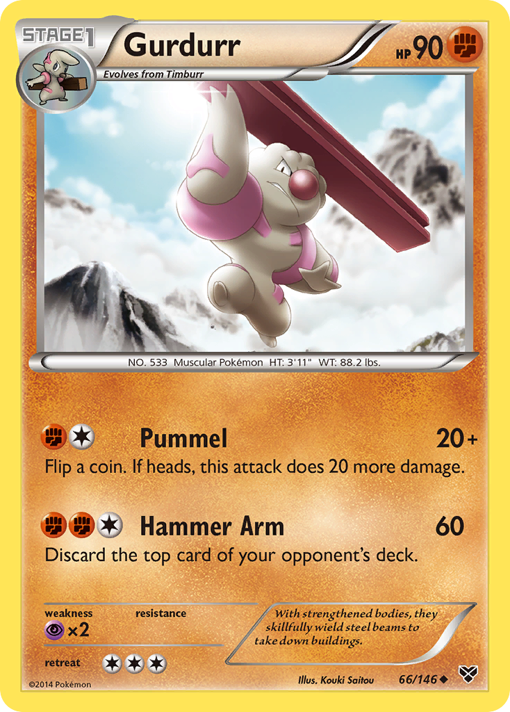 Gurdurr (66/146) [XY: Base Set] | Exor Games Truro